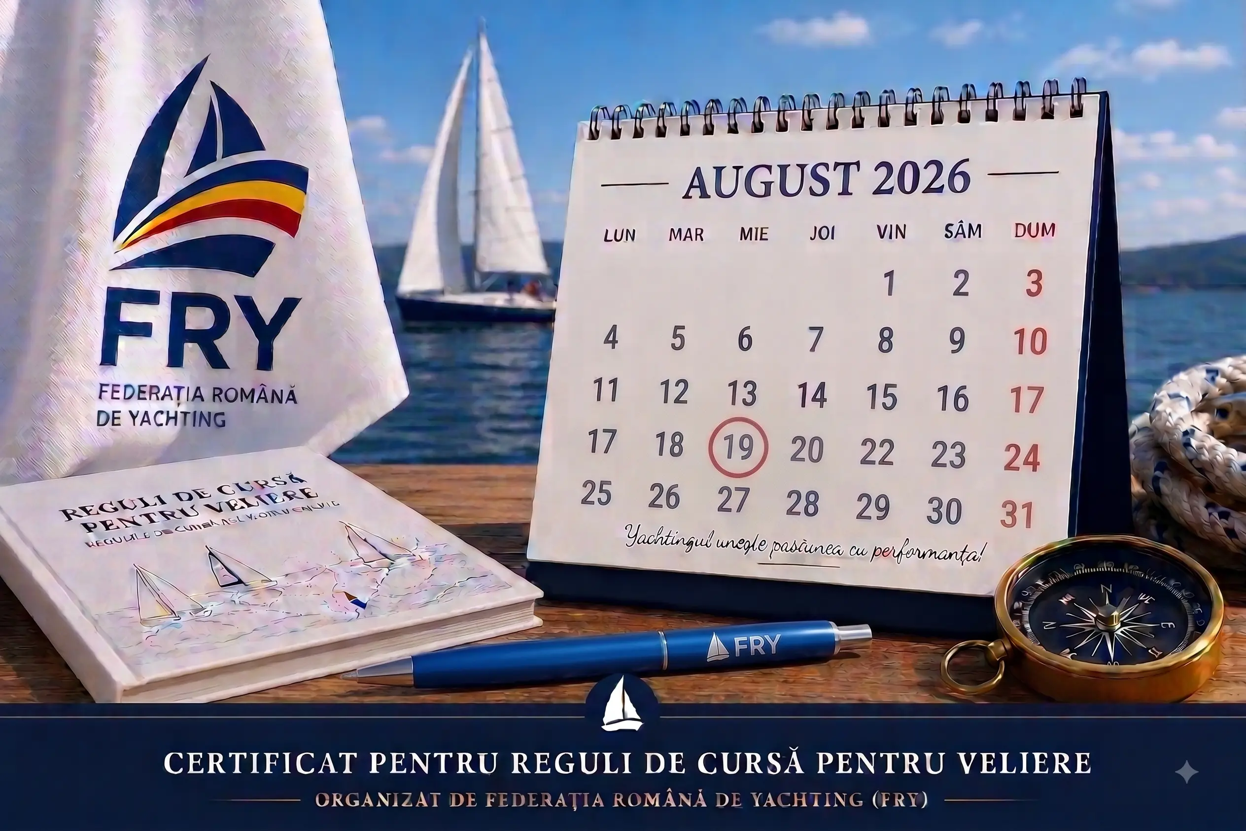 Examen pentru Certificatul de Reguli de cursă pentru veliere